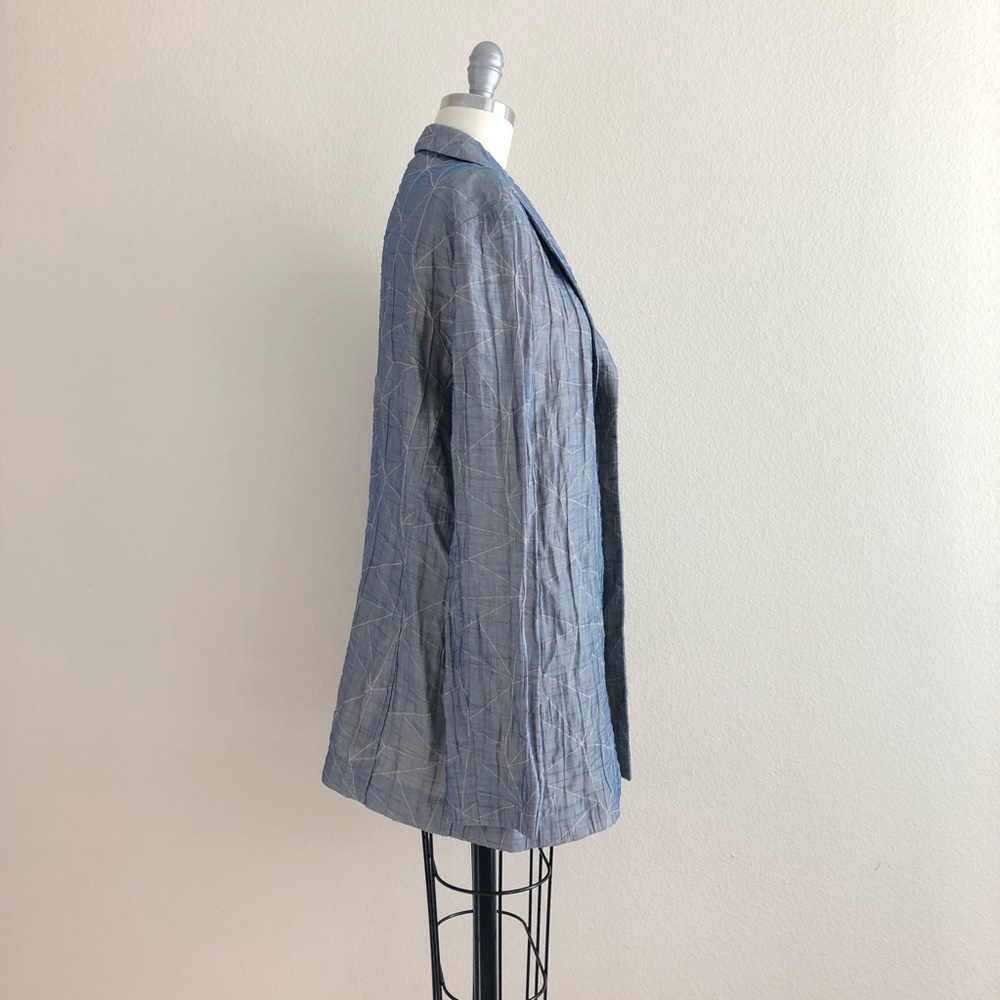 Lafayette 149 Embroidered Linen Jacket - Picture 3 of 5